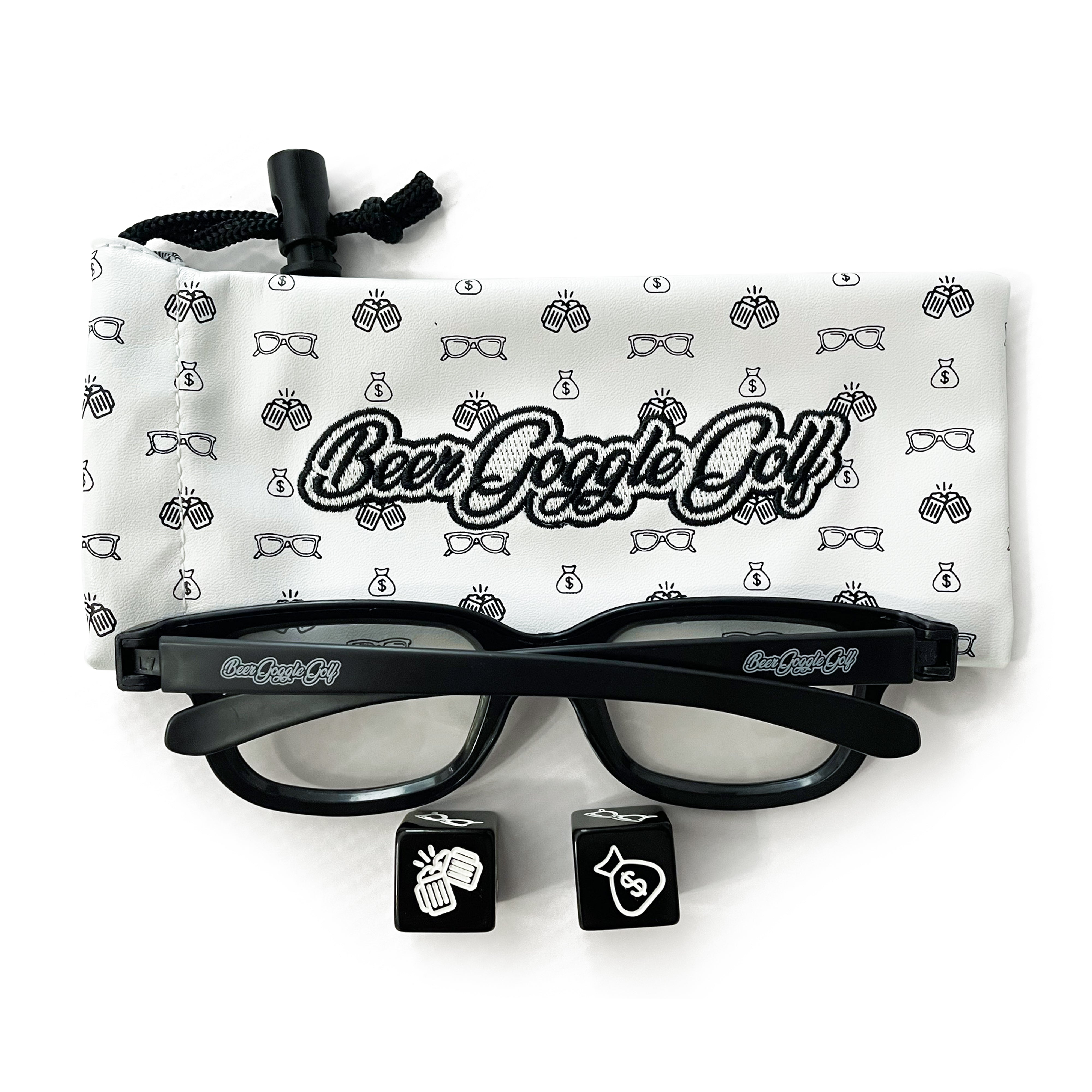 beer goggle glasses Funny Golf Gift Drinking and Betting Game
