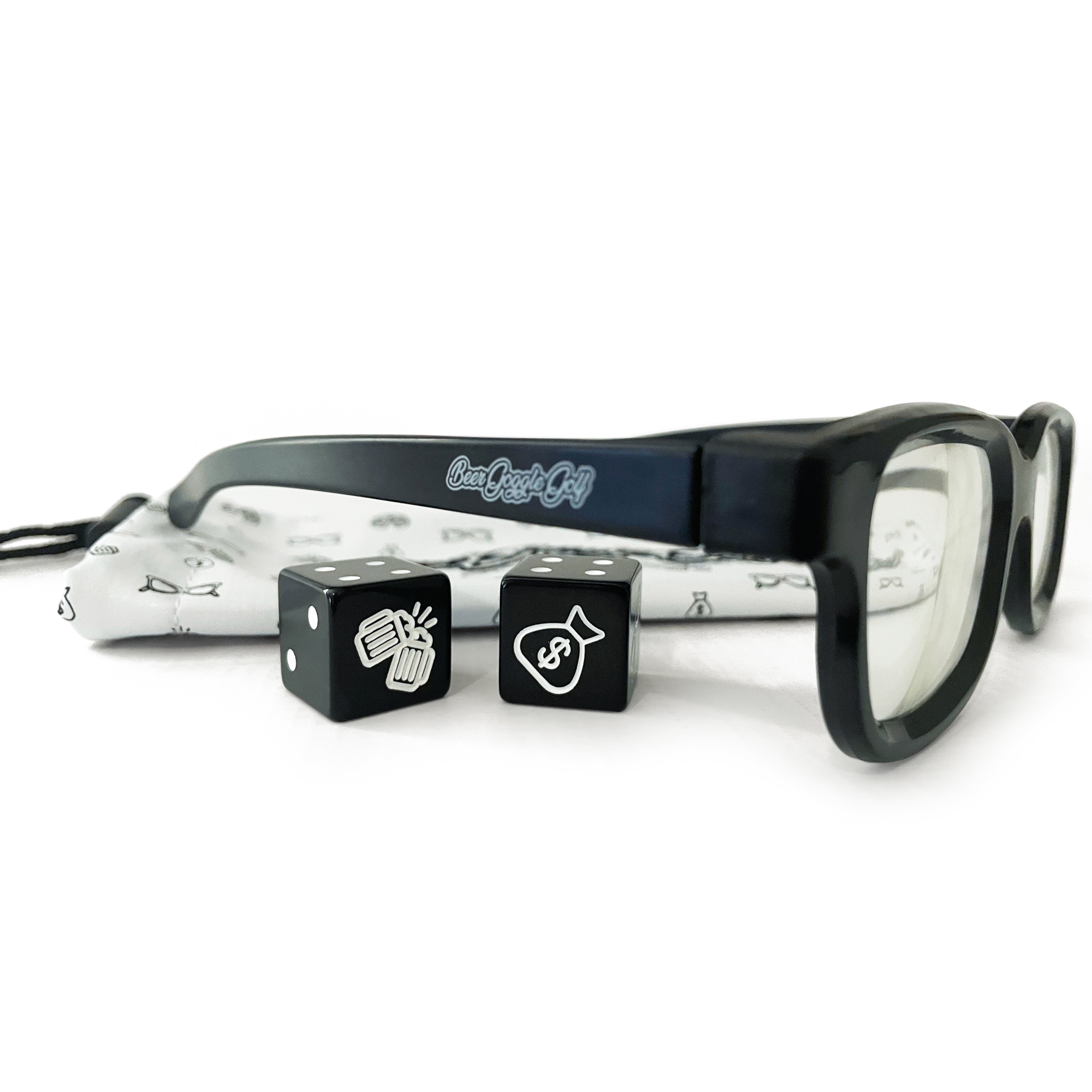 beer goggle glasses Funny Golf Gift Drinking and Betting Game